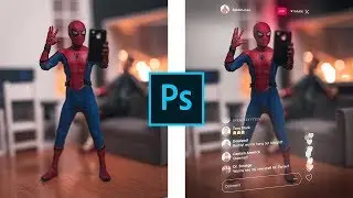 IG LIVE Glow Effect in PHOTOSHOP! 📱👋❤️