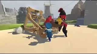 Human: Fall Flat (Switch) First Look at Online Multiplayer Mode - Gameplay