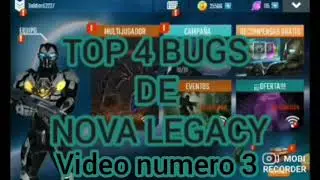 Top 4 bugs de nova legacy video 3