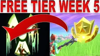 Week 5 Hidden Battle Star Location on The CATASTROPHIC Loading Screen - Season X