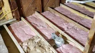 ATTIC ceiling insulation tips DIY with green fiber
