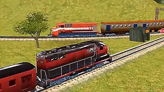 Train Driver Racing 3D Free (Early Access) - Passengers Mode - Level 16