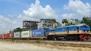 Cargo Train | Biggest Container train BD | Intermodal freight&nbsp;train | BD Train