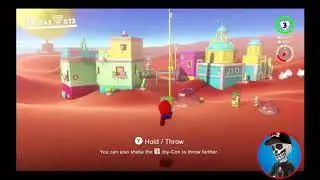 Super Mario Odyssey Guide Sand Kingdom Power Moon # 26