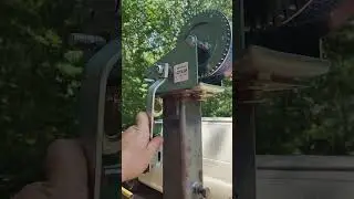 Winch for landscape trailer