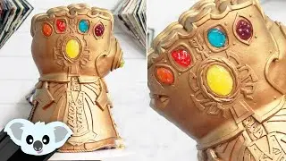 TARTA del Guantelete del Infinito de AVENGERS ENDGAME | C&oacute;mo Koalipops