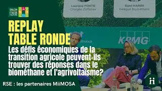 Table ronde : Agrivoltaisme et biom&eacute;thane au service de la transition agricole