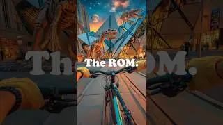 Surreal AI Bike Ride in The ROM, Toronto | Royal Ontario Museum #Shorts #BikePOV #AIGenerated