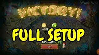 HBM AJ WIN l No Ripper/Cosmo l Full Setup l Castle Clash