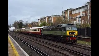 5Z82 47501 TnT 34046 Braunton Southall Loco Services - London Victoria