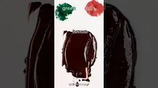 Mixing Red and Green Paint to Create a Dark Brown Color | MJM COLORS