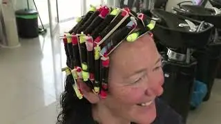 Perm fine hair short hair step by step Tips by Amal Hermuz