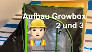Growbox Aufbau 2 & 3 f&uuml;r den indoor #grow . 🥦 damit der &bdquo;Brokkoli&ldquo; w&auml;chst 😅