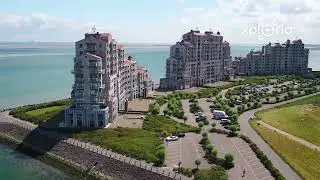 Breskens marina, Netherlands 2019.07 aerial video