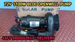 72V 1100W BLDC SOLAR WATER PUMP REVIEW | 3