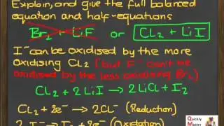 ES: Oxidation of Halide Ions