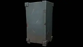 Stylized Metal Locker