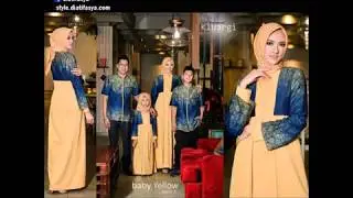 Baju muslim keluarga untuk lebaran 2017 | Baju sarimbit terbaru 2017