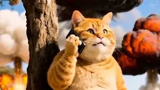 The Oregon Cat Funny Fight Dance With Tiger 🐯 Panda 🐼 Mouse 🐭  Crocodile 🐊 #funny #aigenerated #fun