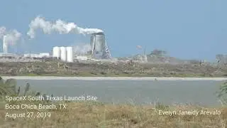 SpaceX Starship Hopper (Starhopper) 150m Launch at Boca Chica Texas | Evelyn Janeidy