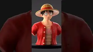 I Sculpt Luffy 3D in Blender
