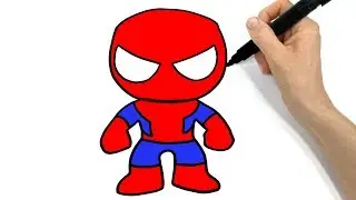 Spiderman Funko POP | Dibujar F&aacute;cil Paso a Paso