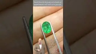 2ct Oval Green Emerald GIA Certified Zambia (F2) - GIAE0171