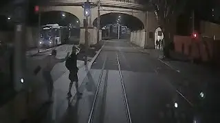 SHOCKING near misses on the Sydney Light Rail 🚈