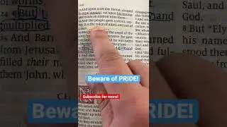 Christian, PRIDE is very dangerous 😳 #shorts #christianshorts
