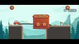 Draw the bridge 🌉 Game Play #drawthebridge #bridgegame #bridge #cargame