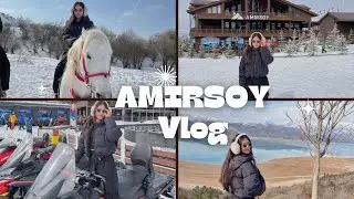AMIRSOY VLOG ❄️ | Chimgan | Charvak lake | Tashkent Uzbekistan 🇺🇿| Roadtrip