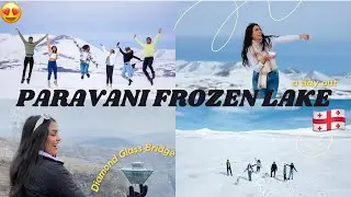 Paravani FROZEN lake in Georgia| Visited Last village near Armenian border| Bhumika Runwal