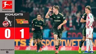 FC K&ouml;ln - FC Union Berlin | 0:1 | Highlights | Bundesliga, Matchday 15, 2025/26