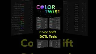 nxcolor.com || Resolve ColorTwist - Color / Hue Shift DCTL Tools #shorts