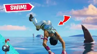 SWIMMING ONLY in Fortnite!