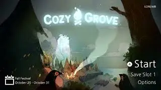 Cozy Grove Title Screen (PC, PS4, PS5, X1, XSX, XSS, Switch)