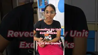 Starlett First UNIT Exam Marks Revealed!!!😰Out Of 40*ICSE 8th Grader* Results #shorts #icse