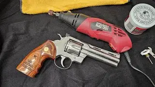 Colt Python bar code removal!! Can it be done?