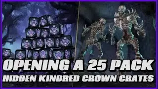 Eso | Opening A 25 Pack Of Hidden Kindred Crate Bundle