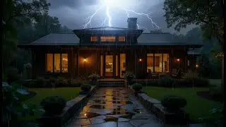 Rainy Forest Night 🌧 | Sleep Peacefully with Gentle Rain Sounds