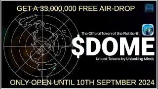 AIRDROP 11/09/2024!  Get 33,000,000 $DOME tokens into your Metamask wallet from an unusual source