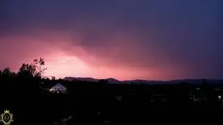 DARK SKY RAIN & THUNDER AMBIENCE | Meditate, Sleep, Relax or Focus