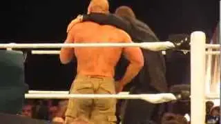 WWE John Cena & Tony Chimel - Smackdown Manchester 12/11/13