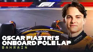 Oscar Piastri's Pole Lap | 2025 Bahrain Grand Prix | Pirelli
