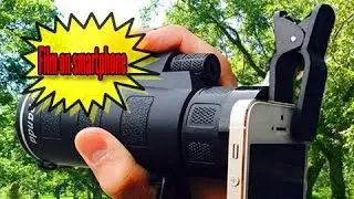Монокуляр PANDA 35 x 50 HD с объективом и зажимом для смартфона