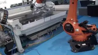 GLASS Denver robotic cell with CNC Krea fit glass