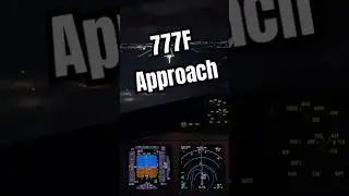 MSFS 2024 PMDG 777F AeroLogic approaching Leipzig at Night #gaming
