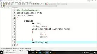 Class and Method programming in c++ HIndi part-1 || Method Example
