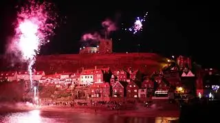 Whitby East Coast fireworks display new years 2018