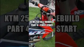 2022 KTM 250 SX-F First Start
